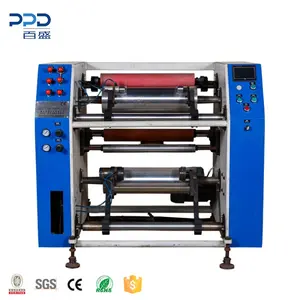 Cost Effective Electric 3KW Semi Automatic Cling Film Slitting Rewinding Machine