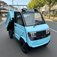 Fourgonnette électrique 4x4 3500W à benne basculante robuste pour livraison, certifiée CEE L6E
