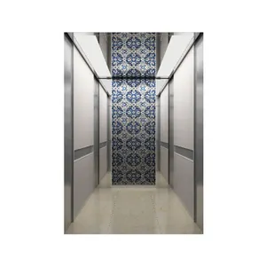 Sollevamento moda moderna 3 piani casa 4 piani Villa ascensori in acciaio inox cabina passeggeri ascensore residenziale