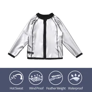 Exercise Zipper Exercises Tummy Control Slim Shaper Long Sleeve Fat Burning Sweat Vest Suit