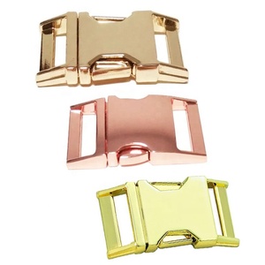 Hebilla de liberación rápida de acero inoxidable, aleación de zinc, hebilla de pasador inoxidable ajustable, herrajes para perros para <span class=keywords><strong>collar</strong></span> de mascotas - Product Image 2