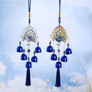 Carillon éolien d'extérieur en métal de luxe, forme animale, art déco moderne, finition brossée imperméable, ornement <span class=keywords><strong>pour</strong></span> la décoration de la maison et <span class=keywords><strong>du</strong></span> jardin - Product Image 2