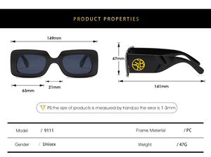 Gafas de Sol Unisex de Verano <span class=keywords><strong>BOOM</strong></span> BM9111 al por Mayor, Nuevo Estilo, Montura Cuadrada Ancha, Lentes UV400, Logotipo Personalizado 2026 - Product Image 5