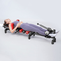 Bunnyhi QYQ001 Appareil d'étirement pour le cou et le corps, extenseur cervical, dispositif d'étirement de la colonne vertébrale en métal pour usage domestique