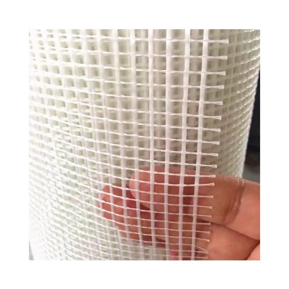 White色4 × 4ミリメートル炭素繊維コンクリート補強メッシュ