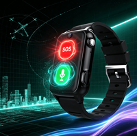 Jam Tangan Pintar Anti Hilang S9 4G untuk Lansia, Pelacak Multi Mode, Peringatan Jatuh, Tombol SOS, Pemantau Detak Jantung dan Tekanan Darah