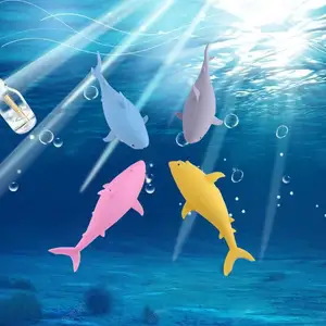 新しいデザイン環境に優しい柔らかい深海魚水海動物イルカのおもちゃサメのスクイーズおもちゃ