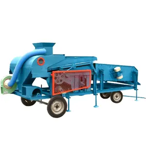 10-15t/h capacity mobile seed cleaning and grading machine for sesame sunflower seed cotton seed oilseeds