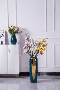 <span class=keywords><strong>Vase</strong></span> <span class=keywords><strong>en</strong></span> céramique pour la décoration de la maison Grand plancher de table <span class=keywords><strong>en</strong></span> <span class=keywords><strong>porcelaine</strong></span> décor nordique - Product Image 2