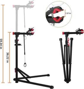 Soporte <span class=keywords><strong>de</strong></span> <span class=keywords><strong>Reparación</strong></span> <span class=keywords><strong>de</strong></span> <span class=keywords><strong>Bicicletas</strong></span> Resistente, Soporte <span class=keywords><strong>de</strong></span> <span class=keywords><strong>Reparación</strong></span> <span class=keywords><strong>de</strong></span> <span class=keywords><strong>Bicicletas</strong></span> con Altura Ajustable, Soporte <span class=keywords><strong>de</strong></span> Trabajo para Mantenimiento <span class=keywords><strong>de</strong></span> <span class=keywords><strong>Bicicletas</strong></span> con Bandeja Magnética para Herramientas - Product Image 5