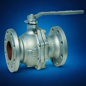 Vanne à boisseau sphérique HS Valve SCPH2 pour corps de vanne industriel en acier moulé 10K-25A, vanne à boisseau sphérique SCPH2, siège SSC13, vannes à boisseau sphérique à brides RTFE (KS) - Product Image 1