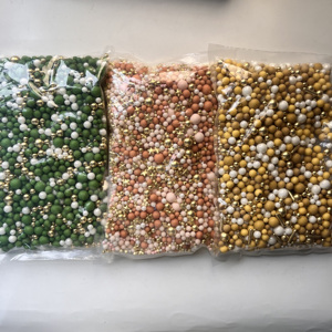 हलाल मिश्रित रंगीन खाद्य छिड़क केक को बेकरी सजावट सामग्री के लिए चीनी के मोती छिड़क - Product Image 4