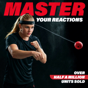 Ballon de vitesse double extrémité - Entraîneur de coordination pour arts martiaux en cuir PU écologique et durable pour tous les âges - Product Image 1