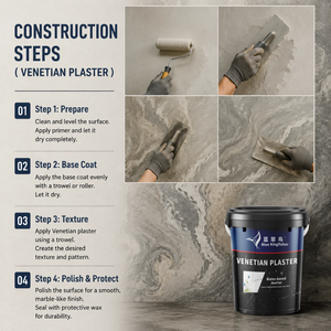Pintura y <span class=keywords><strong>Estuco</strong></span> Veneciano con Textura de Piedra Natural Personalizado de Fábrica, <span class=keywords><strong>Estuco</strong></span> Veneciano para Paredes Decorativas de Dormitorios - Product Image 6