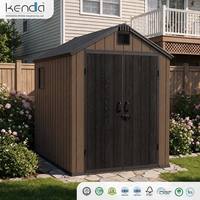 Abri de jardin Kenda APEX 6x8 facile à assembler, pour le rangement dans le jardin et l'extérieur