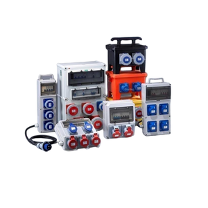 กล่องจ่ายไฟฟ้ากันน้ำแบบกำหนดเอง 3 ช่องเสียบ 10A พร้อมเต้ารับ 1P+N 32A RCD+3 MCB IP65 กล่องจ่ายไฟฟ้าแบบพกพา - Product Image 5