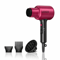 Sèche-cheveux électrique professionnel de salon, moteur BLDC 110000 tr/min, haute vitesse, ionique, diffuseur compact, utilisation en camping-car, température constante