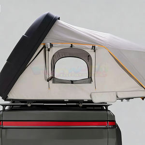 Carpa de techo plegable para 4 personas, de aluminio, con apertura lateral, para acampar al aire libre. - Product Image 3