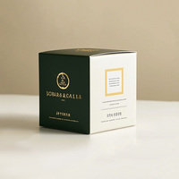 Boîte d'emballage cosmétique personnalisée, fond à clipser, rectangle, recyclable, boîte en carton pour produits de soin de la peau avec impression de logo