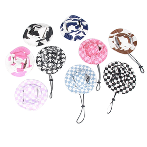 Sombrero personalizado para perros pequeños Primavera Verano Anti-Reflective Ear-Leaking Bucket Hat para perros - Product Image 1