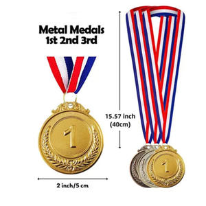 Medaglie in Metallo Personalizzate AI-MICH, 2 Pollici, Premio Dorato per Vincitori, Fustellate per Competizioni Sportive, Feste, Logo e Temi - Product Image 4