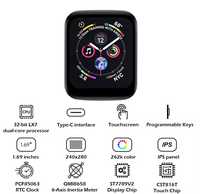 ESP32-S3 Tipe C 1.69 inci 240x280 262K warna layar sentuh LCD Sensor tampilan papan pengembangan Sensor giroskop akselerasi