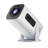 Mini projecteur portable 720P, 380 lumens ANSI, correction automatique de la distorsion trapézoïdale, Android 11 LED, rotatif à 270°, compatible 4K pour cinéma maison et extérieur