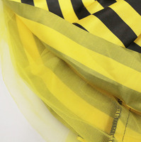 Costume de Fée pour Filles, Ensemble Ailes d'Abeille et Jupe Tutu, Accessoires de Scène Personnalisés pour Spectacles et Carnavals