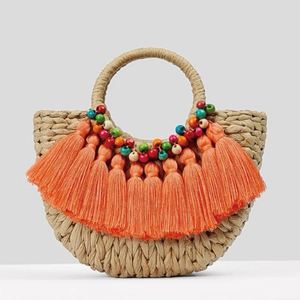 2021 Hot Sale Wholesale Low Price Woven Straw Tote Bag for Beach Use - Product Image 2