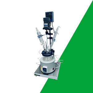 Microrreactor de 2L, laboratorio de investigación, reactor de mezcla, recipiente de reacción de vidrio pequeño, fabricante proveedor con certificación ISO CE - Product Image 1