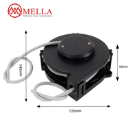 Bobine de câble de signal Mella à conducteur en cuivre rétractable automatique, cœurs SJTW, longueur 3,5 m, autobloquante, IP54 pour les télécommunications