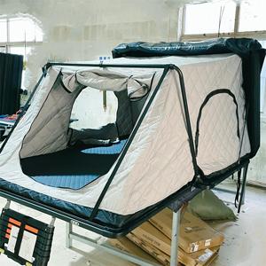 <span class=keywords><strong>Prix</strong></span> de gros Tente de toit en ABS pour <span class=keywords><strong>camping</strong></span> en plein air 4x4 avec ramassage pour voiture Tente de toit pour 4 personnes à coque rigide avec annexe - Product Image 5