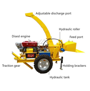 Astilladora automática de madera con briquetas de tractor y cortadora de árboles en Tailandia Nueva condición con 1 año de garantía - Product Image 6