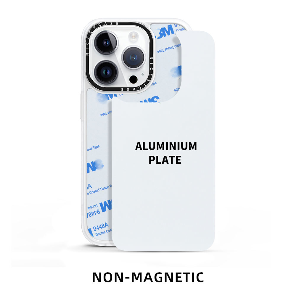 Plaque en aluminium 3M pour iPhone séries 13 à 16 C