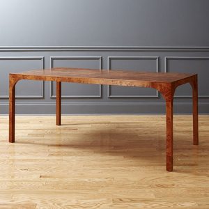 Đồ Nội Thất Hiện Đại Burl Bàn Ăn Bằng Gỗ Đặt 6 8 Chỗ Ngồi Nhà Hàng Hiện Đại Màu Sắc Cổ Điển Hình Chữ Nhật Bàn Ăn Và Ghế - Product Image 3