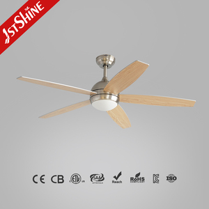 Ventilateur de plafond LED 1stshine à haut volume, 5 pales en MDF, faible bruit, pour projets scolaires, avec commande murale - Product Image 2