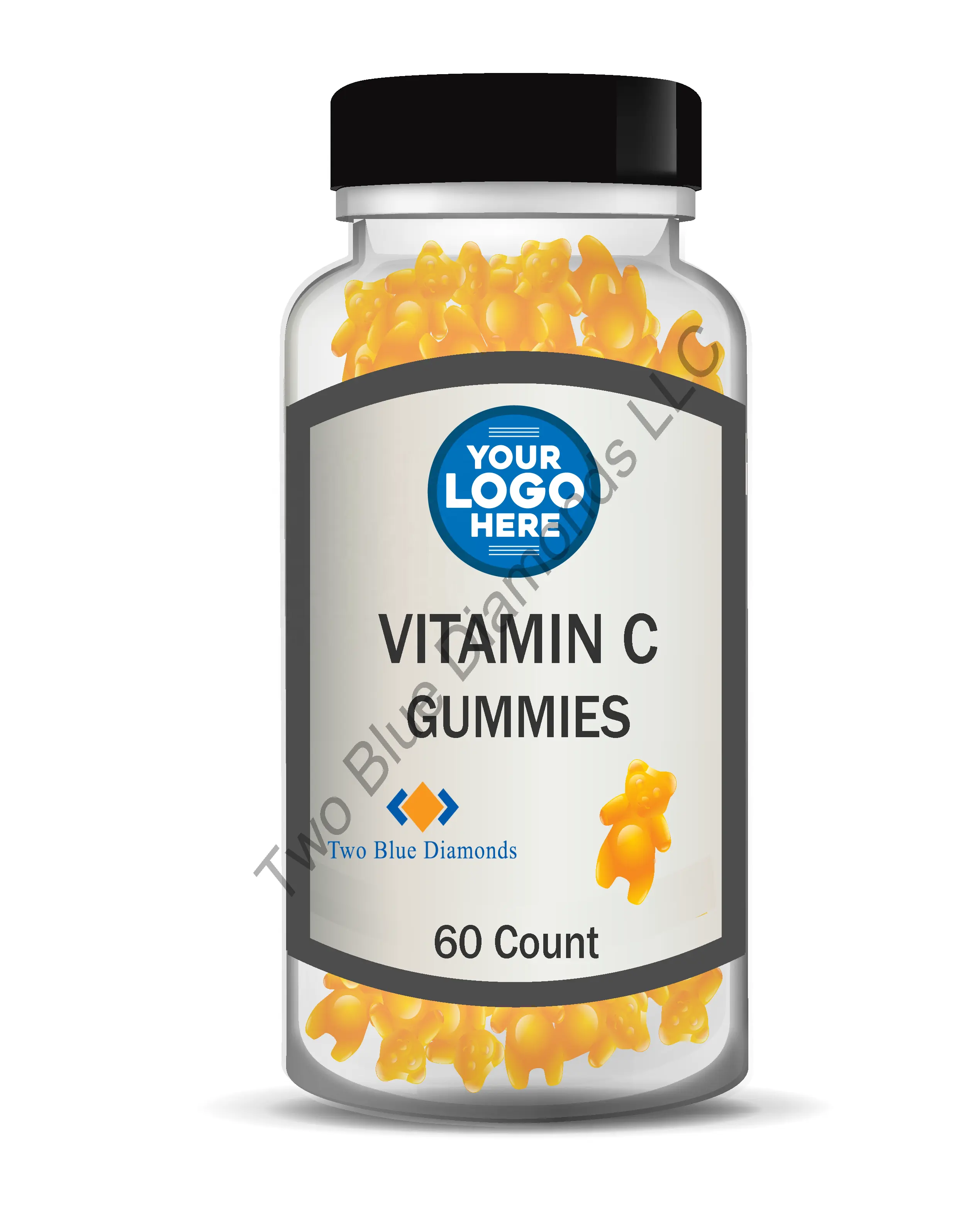 संयुक्त राज्य अमेरिका आपूर्तिकर्ता विटामिन सी Gummies 25 मिलीग्राम प्रति चिपचिपा THC मुफ्त 60 या 100 गिनती निजी लेबल खाद्य ग्रेड प्रतिरक्षा समर्थन सभी प्राकृतिक