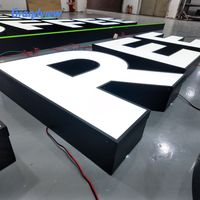 Enseignes Lumineuses de Restaurant Lettres Enseignes pour Magasins Conceptions 3D LED Électroniques Extérieures Logo Panneau