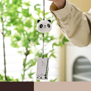 Campana de Viento de Cerámica Pintada a Mano con Diseño de Panda, Adorable Campana de Viento con Forma de Animal, Recuerdo Oriental, Regalo para Inauguración de Casa o Cumpleaños - Product Image 6