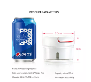 Nouveau Presse-Ail Manuel de Cuisine, Hachoir à Viande, Éminceur d'Oignons, Broyeur de Légumes Manuel, Hachoir à Fruits, Moulin à Piments Rouges - Product Image 5