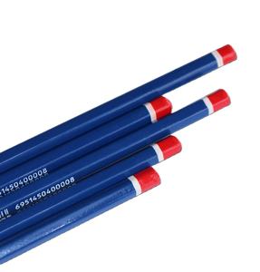 Crayons en bois hexagonaux OEM <span class=keywords><strong>de</strong></span> haute qualité Crayons à plomb <span class=keywords><strong>HB</strong></span> Bleu avec extrémité rouge dans un paquet <span class=keywords><strong>de</strong></span> <span class=keywords><strong>papier</strong></span> <span class=keywords><strong>de</strong></span> 12 pièces pour l'école et le bureau - Product Image 3