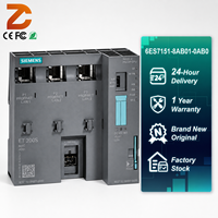 Siemens 6ES7151-8AB01-0AB0 SIMATIC ET200S IM151-8 PN/DP CPU 192KB PROFINET IO Controller 3 Port RJ45 Modul PLC Industri