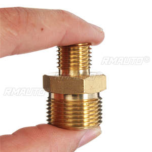 Adaptador de latón M22 macho a 1/4" macho de 1 pieza, acoplamiento rápido para manguera de hidrolavadora Karcher, herramientas de limpieza de coches - Product Image 2