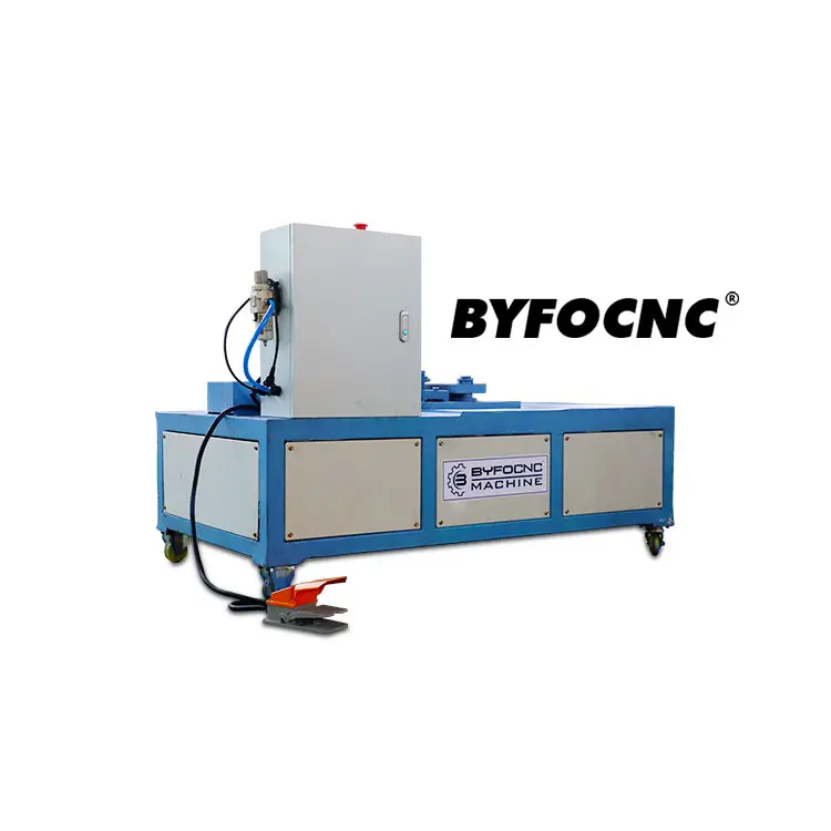 BYFO آلة تركيب حافة الزاوية بقناة من الفولاذ المقاوم للصدأ ، ماكينة تركيب الزاوية الهوائية