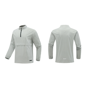 Chaqueta Deportiva para Hombre, Estilo Informal, Cuello Alto, Cierre de Cremallera, Secado Rápido, Impermeable, Cortavientos, para Senderismo al Aire Libre, con Logotipo Frontal - Product Image 1