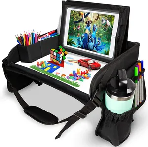 Großhandel Faltbarer Organizer Tablet Spielzeug Schreibtisch Kleinkind Autositz Runde Aktivität Kinder Reisetablett