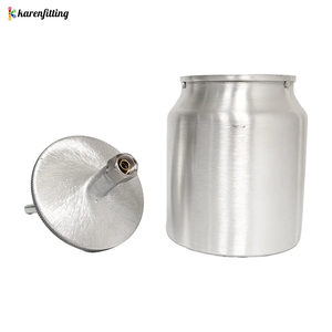 Pistola de Pintura de Alta Capacidad con Boquilla de Gran Diámetro y Vaso para Pintura de Emulsión Acuosa - Product Image 3