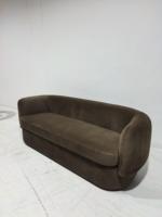 Ensemble de canapés de salon au design nordique simple et droit, avec section modulable, pour appartements, hôtels et villas