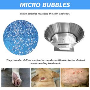 สีที่กําหนดเองหรูหราสแตนเลสสัตว์เลี้ยงสุนัขอาบน้ํากรูมมิ่งอ่างอาบน้ําสปาผลิตภัณฑ์อาบน้ําสําหรับผ่อนคลายสัตว์เลี้ยงของคุณ - Product Image 4