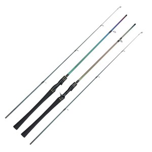 Lure Rod Set Medium Fast Action 7 Color Electroplated Sea Casting Spinning Baitcasting Saltwater Fishing Rods - Product Image 1